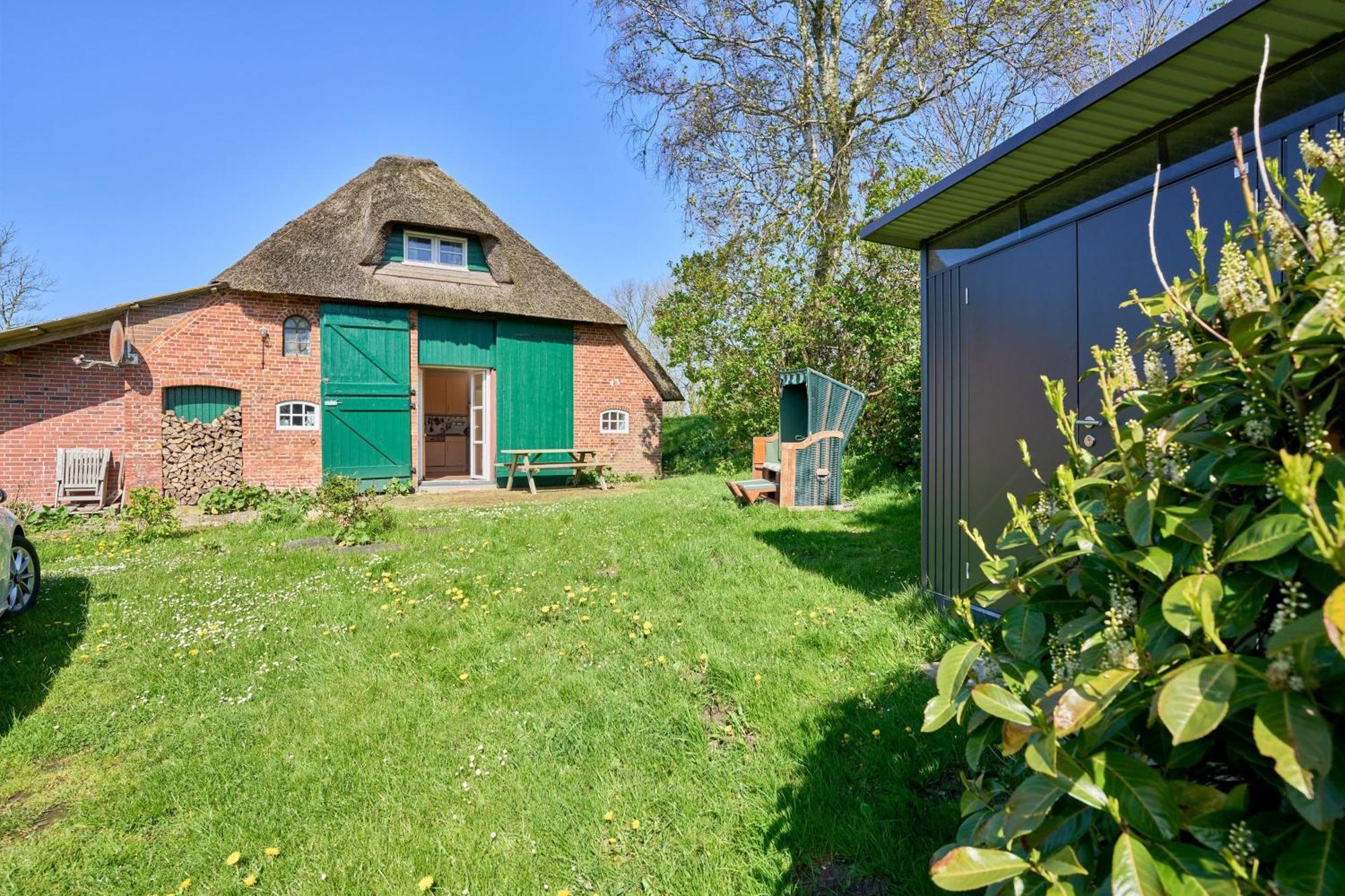 Reetdachhaus Suensbarg Appartement Simonsberg Buitenkant foto